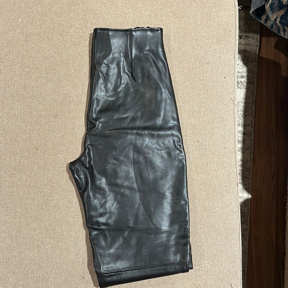 Leather Abercrombie leggings